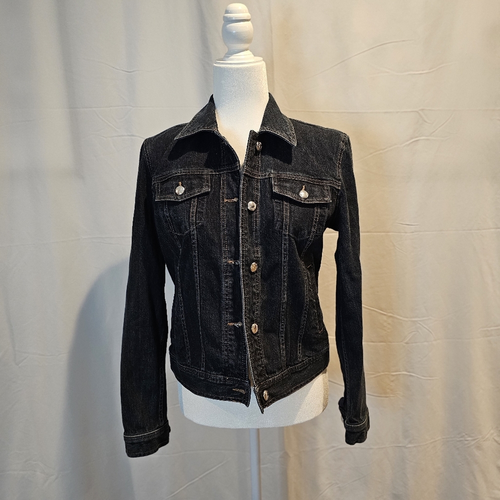 Chaps Dark Denim Jacket Size S‎